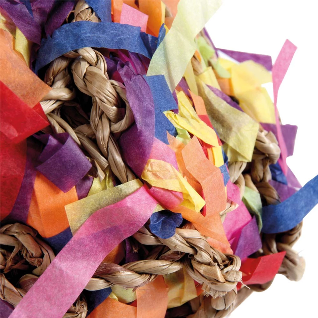 Shreddable Foraging Ball Parrot Toy - Small - Image 3