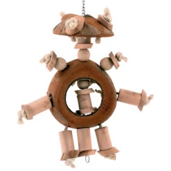 Coco Shooting Star Natural Parrot Toy