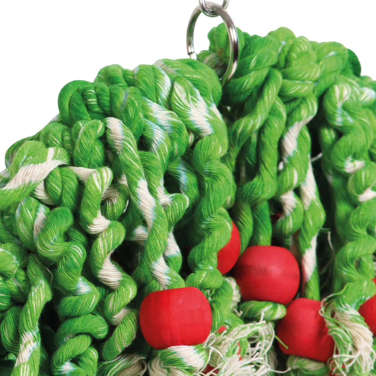 Cotton Christmas Wreath Parrot Toy - Image 6