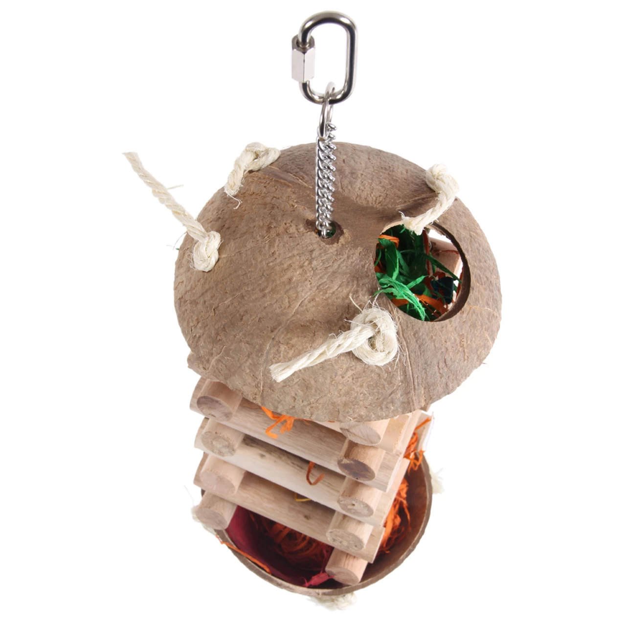 Foraging Hut Parrot Toy - Large - Image 4