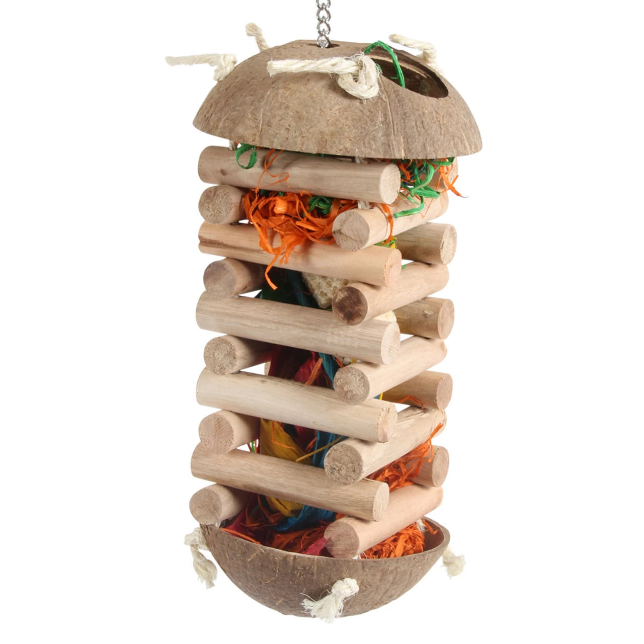 Foraging Hut Parrot Toy - Large - Image 3