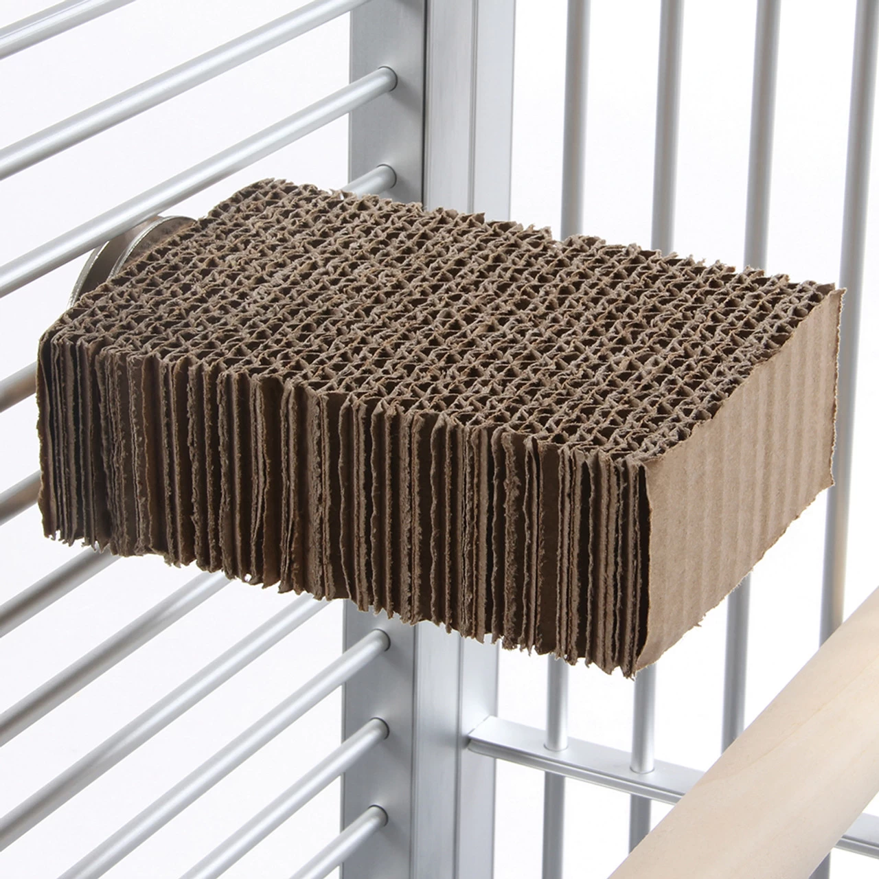 Cardboard Treat Block Platform Parrot Perch - Image 3