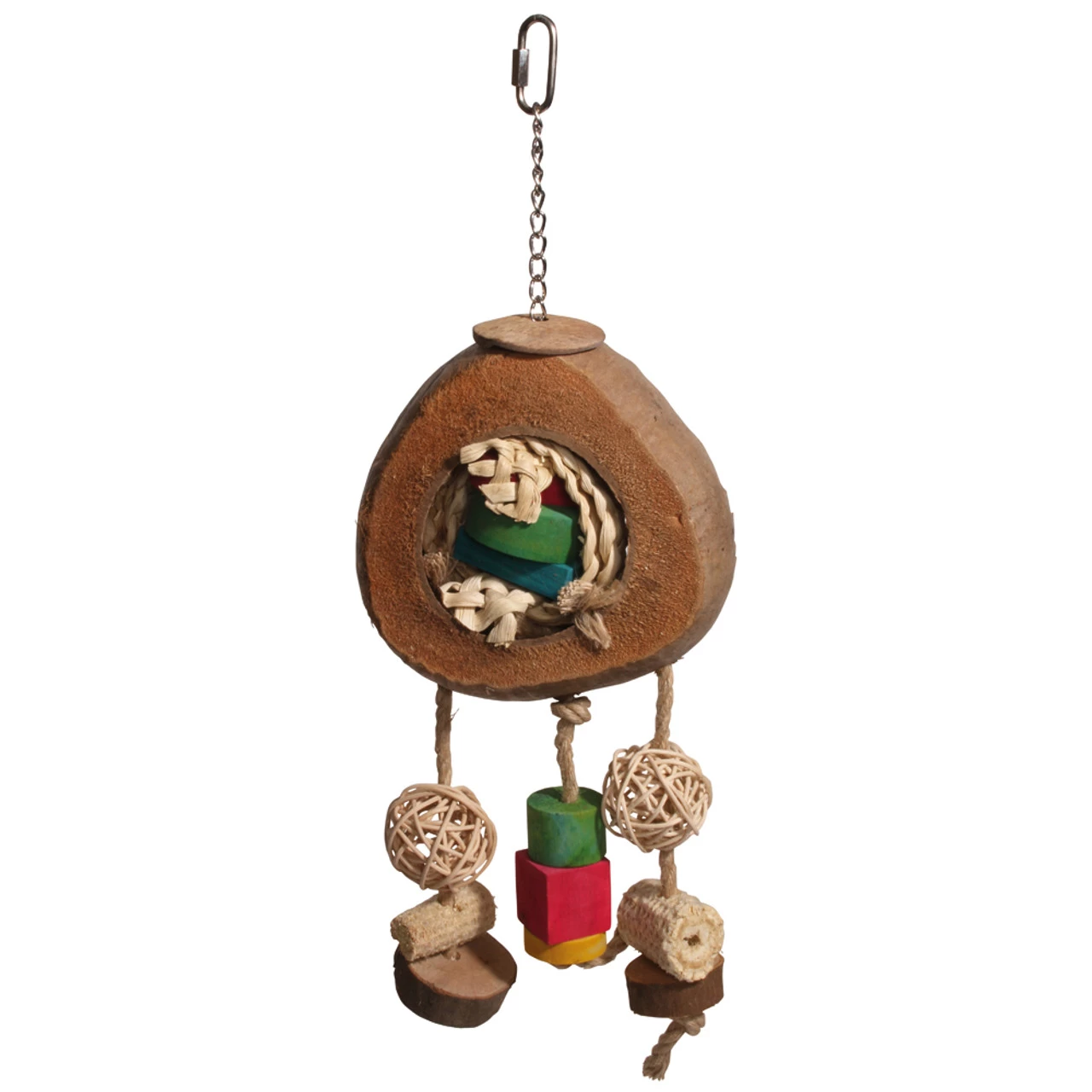 Coconut Eclipse Natural Parrot Toy - Image 2