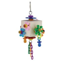 Dancing Daisies Small Parrot Toy With Movable Parts