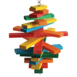 Cocotte - Wooden Chewable Parrot Toy - Small