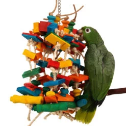 Pianossimo - Large Wood & Sisal Rope Parrot Toy