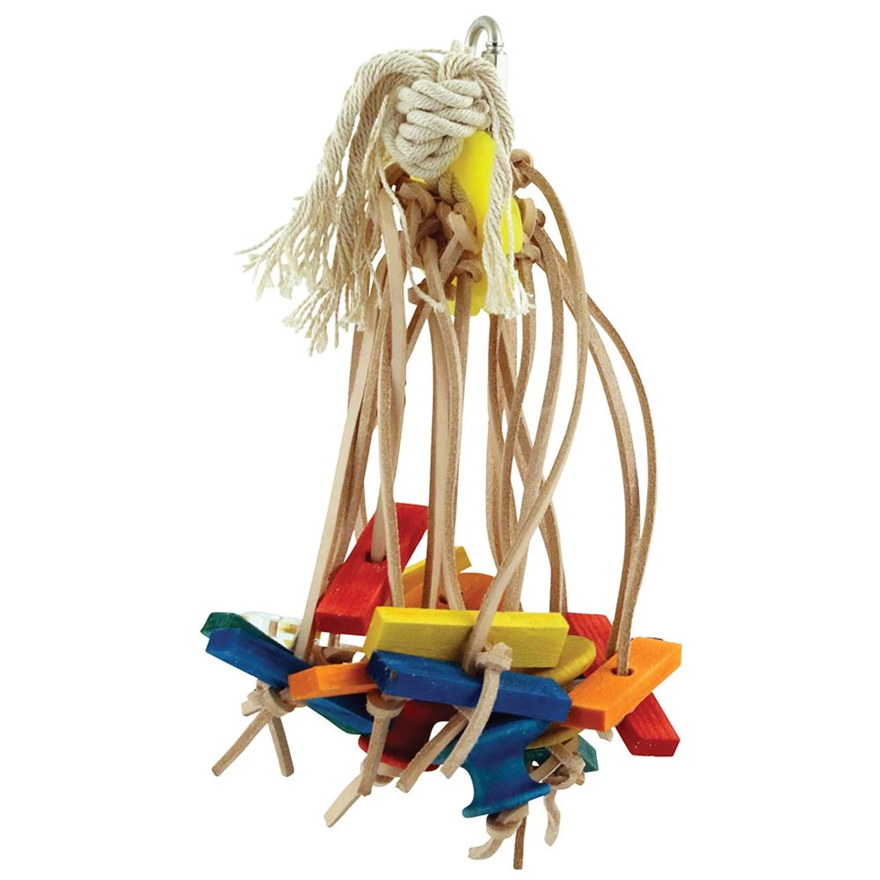 Spiddy - Medium - Multi Textured Parrot Chew Toy - Image 3