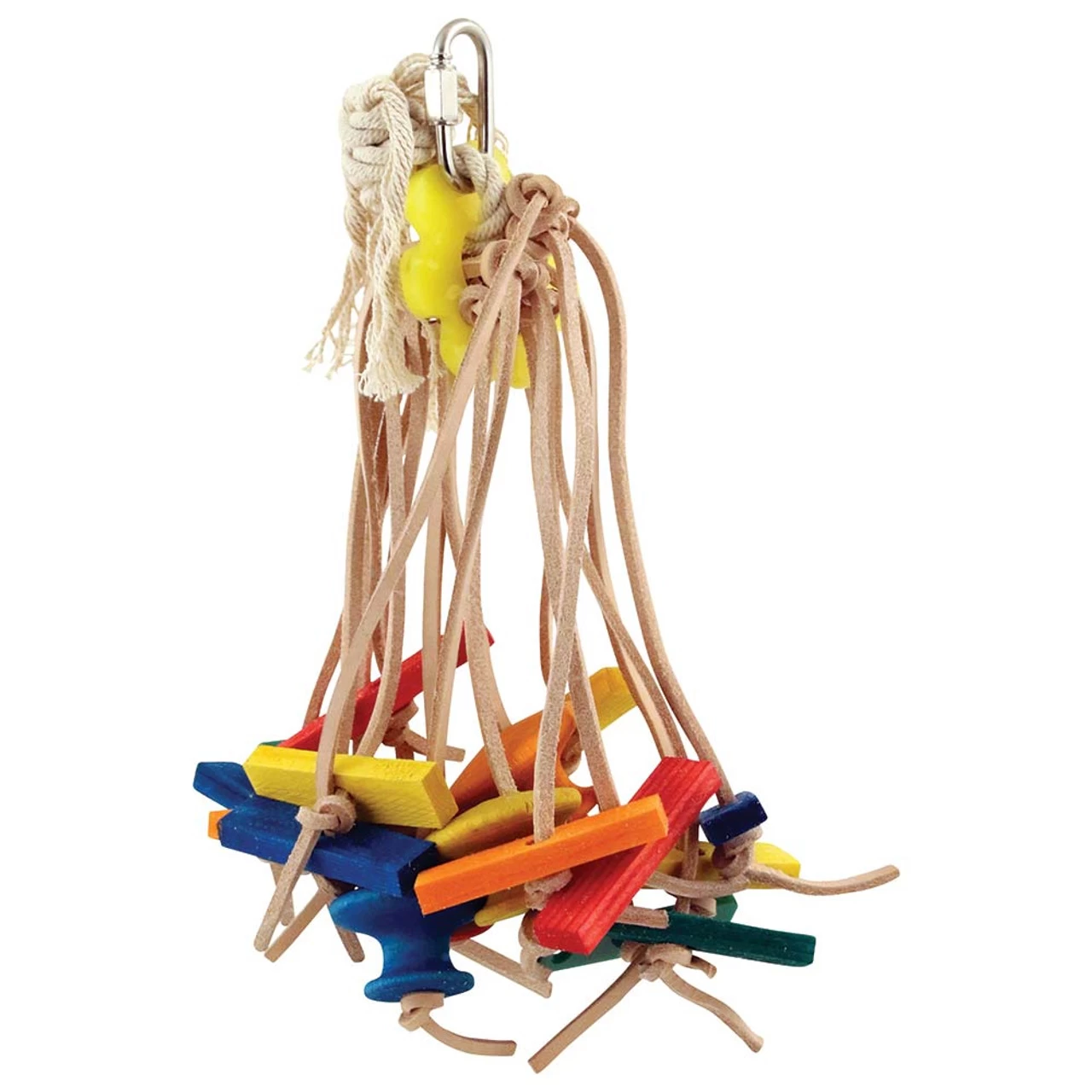 Spiddy - Medium - Multi Textured Parrot Chew Toy - Image 2