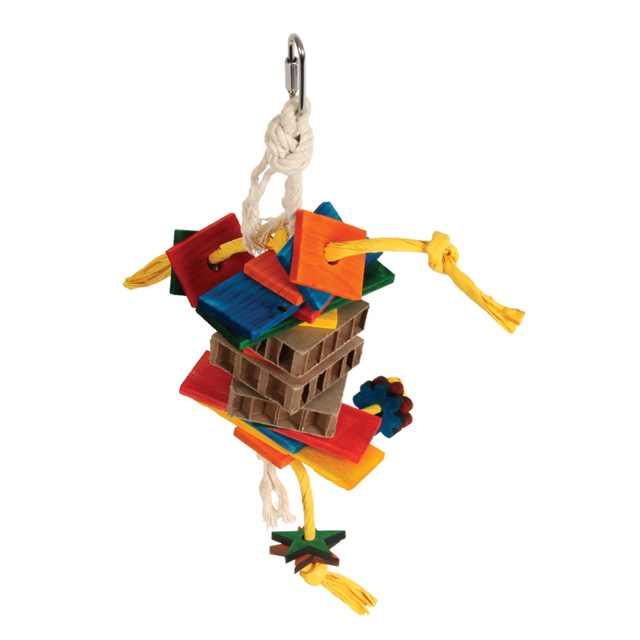 Dynamite Wood & Rope Parrot Toy - Small - Image 3