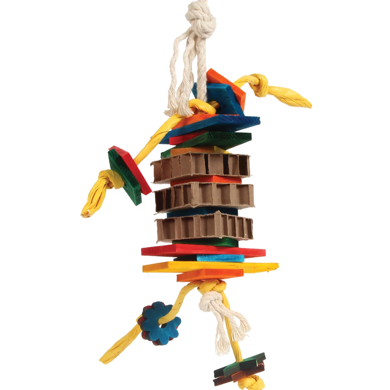 Dynamite Wood & Rope Parrot Toy - Small