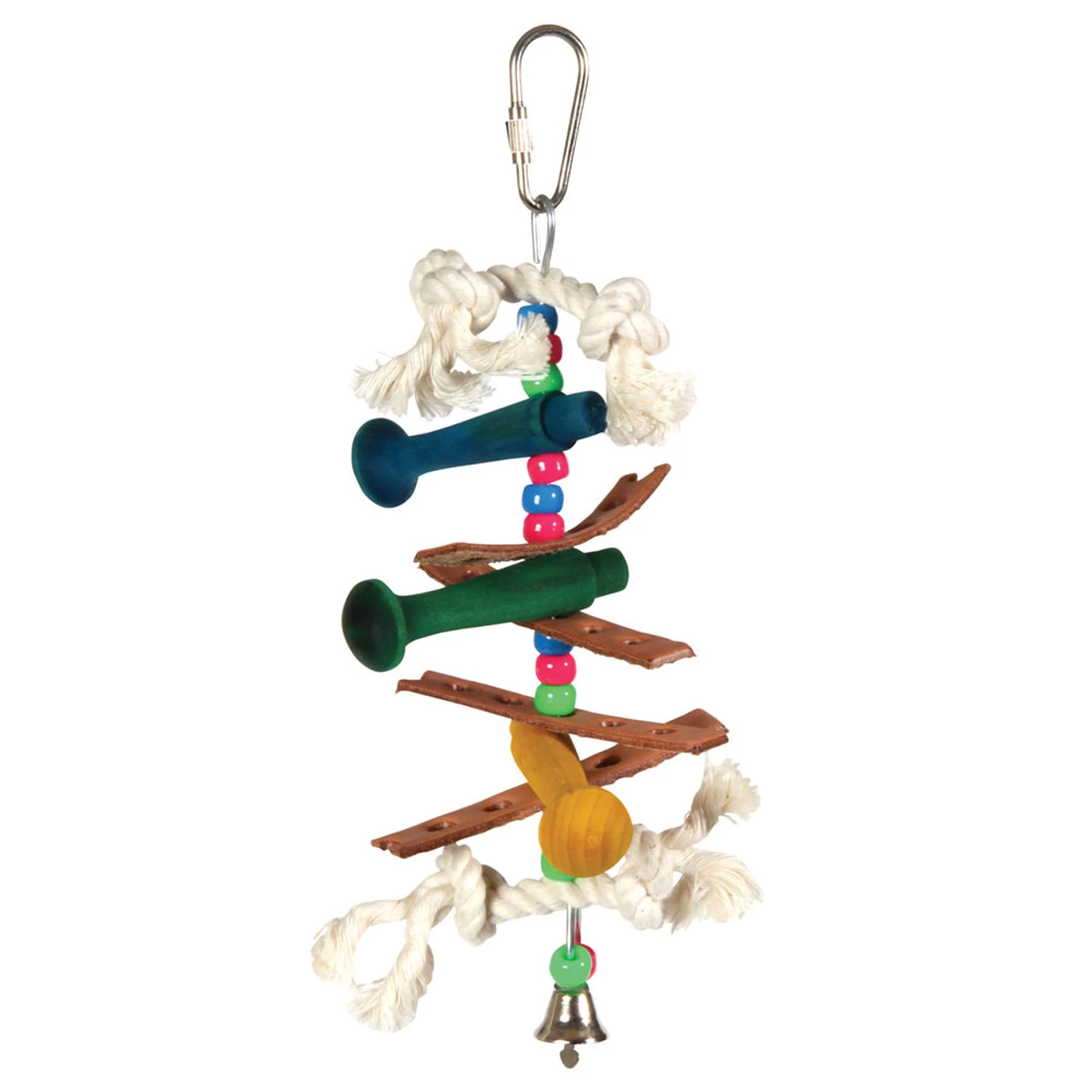 Triple Dowel Stacker Parrot Toy - Mini