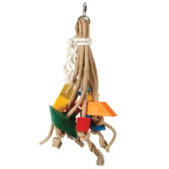 Shredding Legs Paper Rope Parrot Toy - Medium