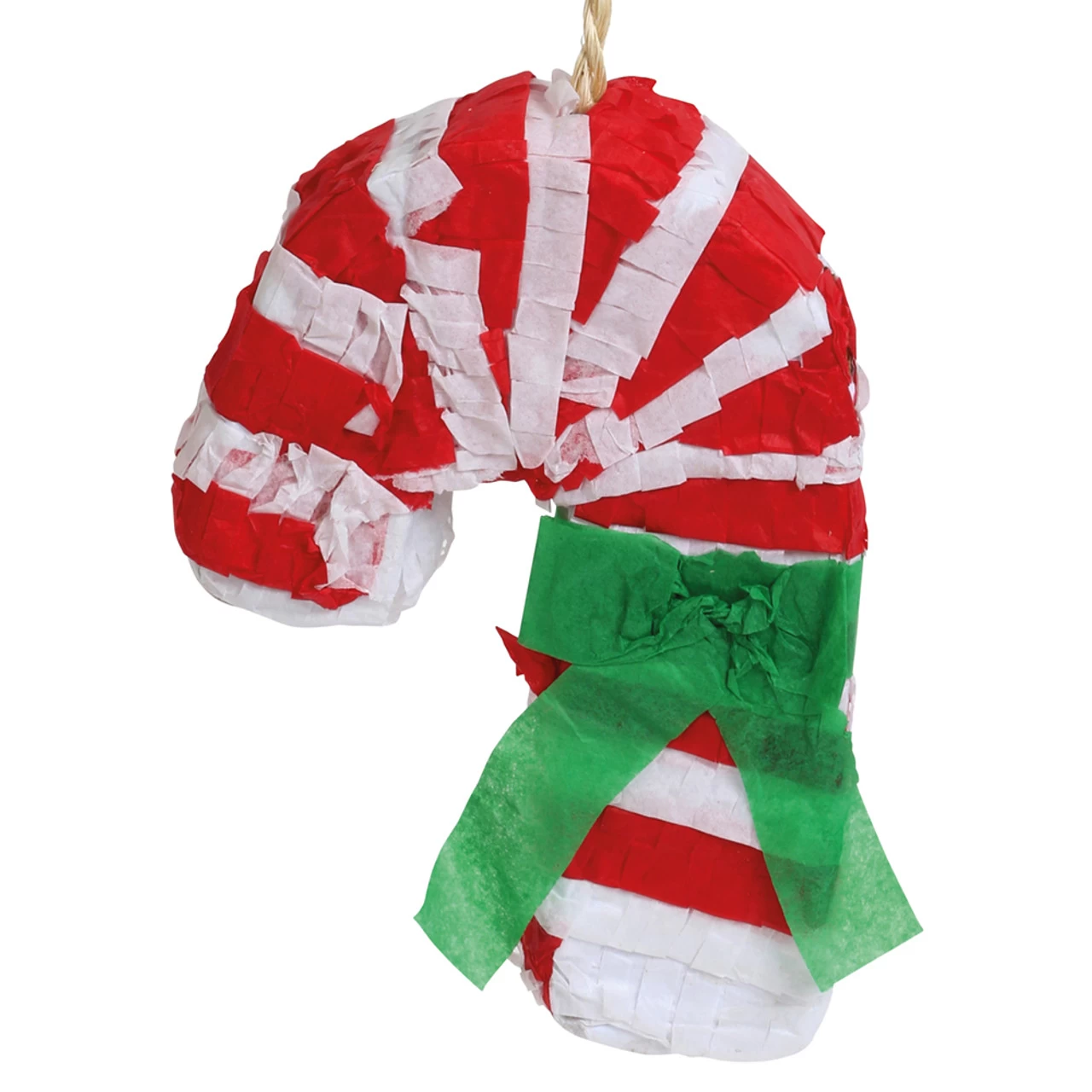 Christmas Candy Cane Pinata Parrot Toy - Fill Your Own