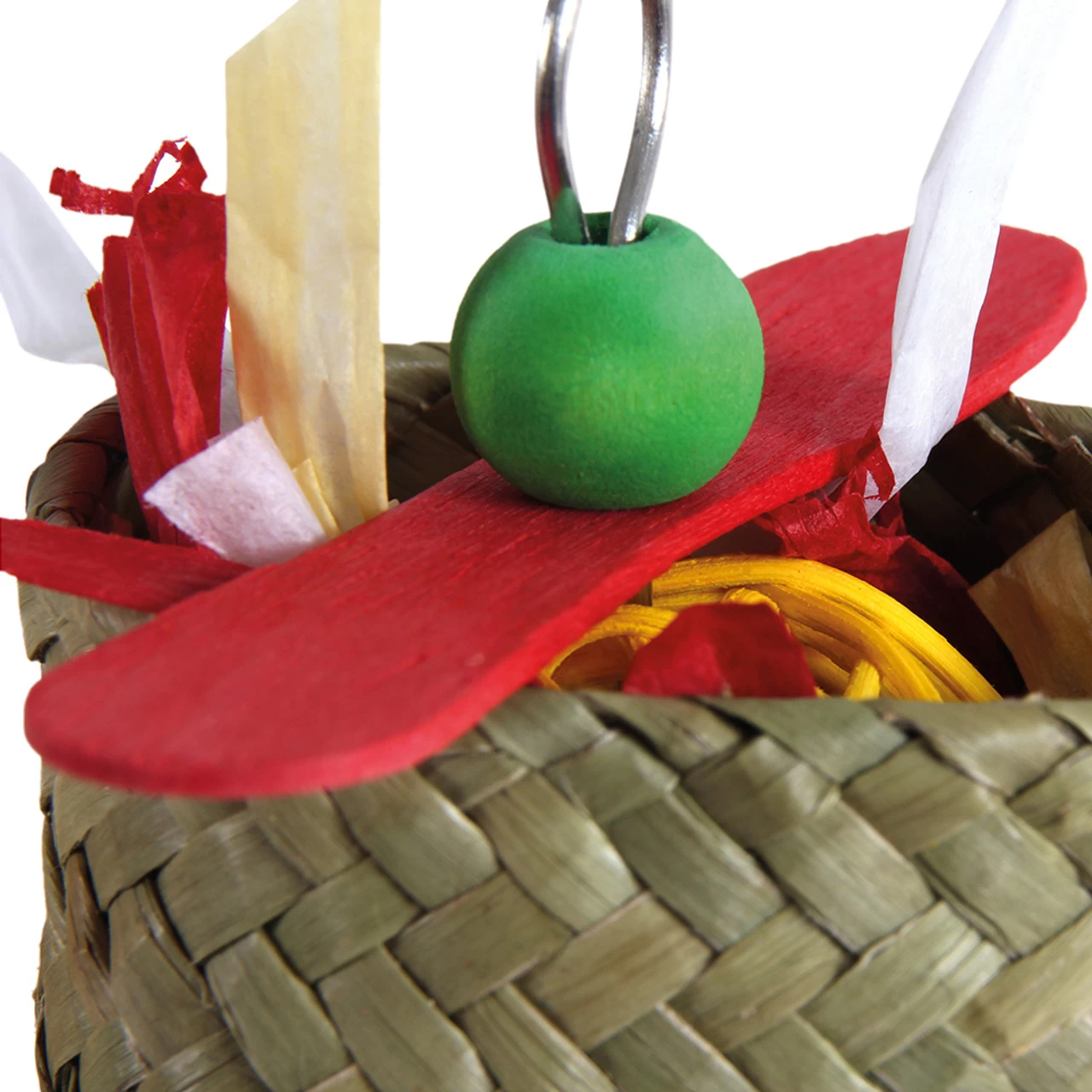 Double Grass Cups Parrot Toy - Image 6