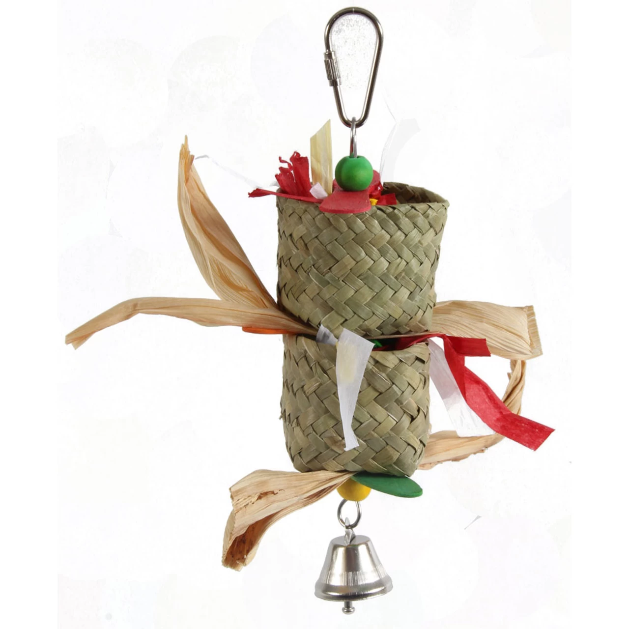 Double Grass Cups Parrot Toy - Image 2