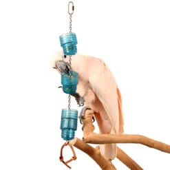 Turn N Learn Logs Durable Foraging Parrot Toy