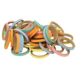 Birdie Bangles Large Chewable Parrot Toy Pack Of 50