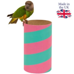 Polly Pipe Parrot Hideaway Chewable Tube - Medium