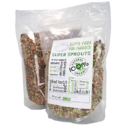 Mikey & Mia Super Sprouts Organic Parrot Food 1Kg