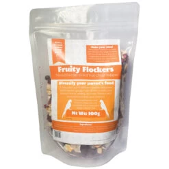 Mikey & Mia Fruity Flockers Freeze Dried Parrot Food 100g