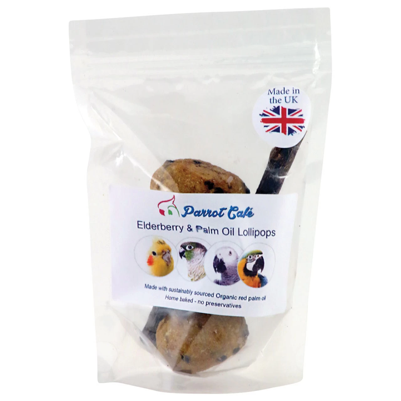 Parrot Cafe Elderberry Lollipop Parrot Treats - 100g - Image 2