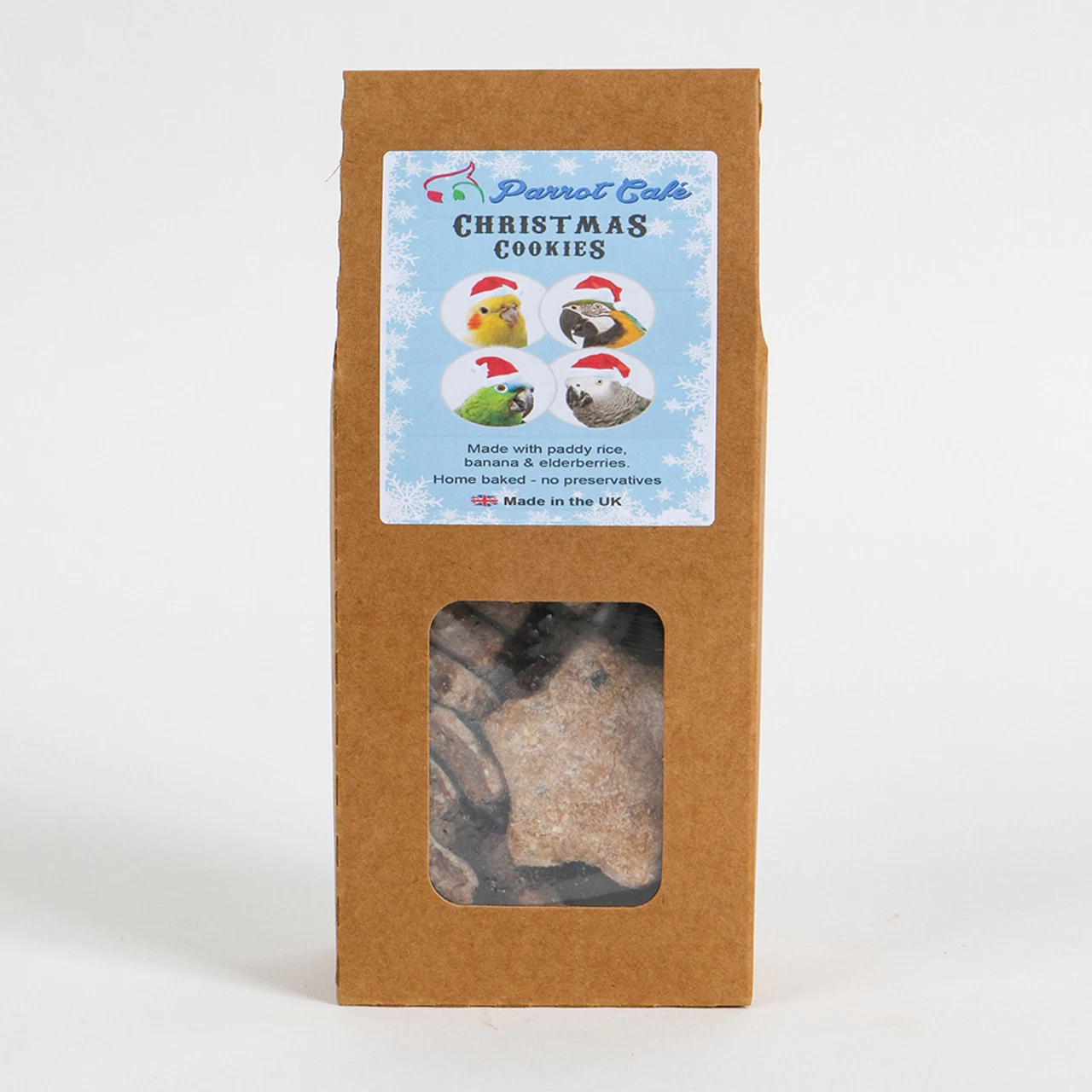 Parrot Cafe Festive Cookies Parrot Treats - 100g