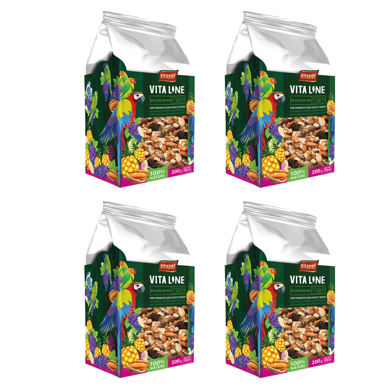 Vitapol Vita Line Fruit & Nut Mix - 200g - Case Of 4