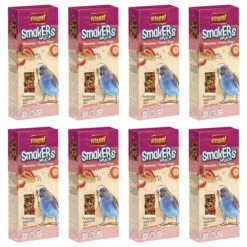 Vitapol Budgie Sticks Twinpack - Strawberry - Case Of 8