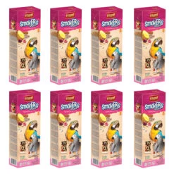 Vitapol Maxi Parrot Sticks Twinpack - Mixed Fruit Case Of 8