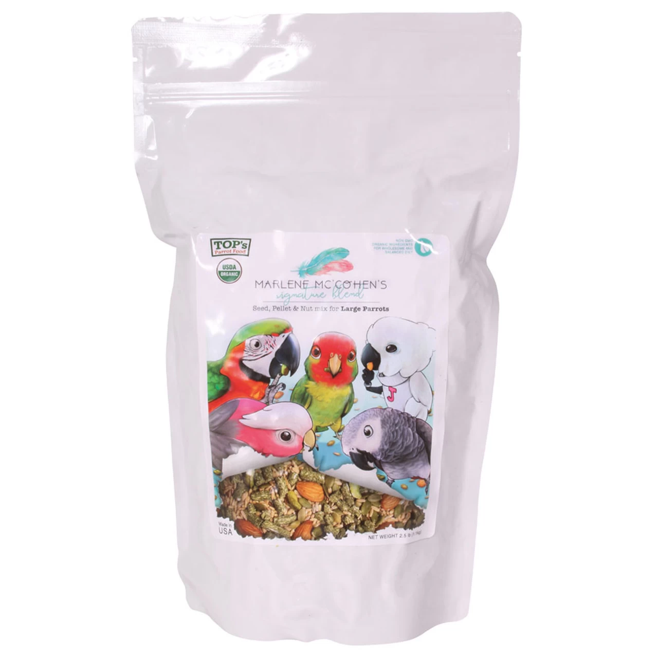 TOP's Marlene Mc'Cohens Signature Blend Large Parrot Food 2.5lb