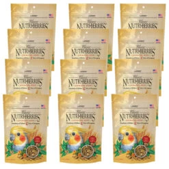 Lafeber NutriBerries Original 284g Budgie And Cockatiel Food Case Of 12