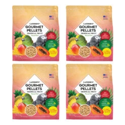 Lafeber Gourmet Pellets Tropical Fruit 1.8kg Complete Parrot Food Case Of 4