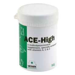 ACE High Powdered Vitamin Supplement For Birds 50g