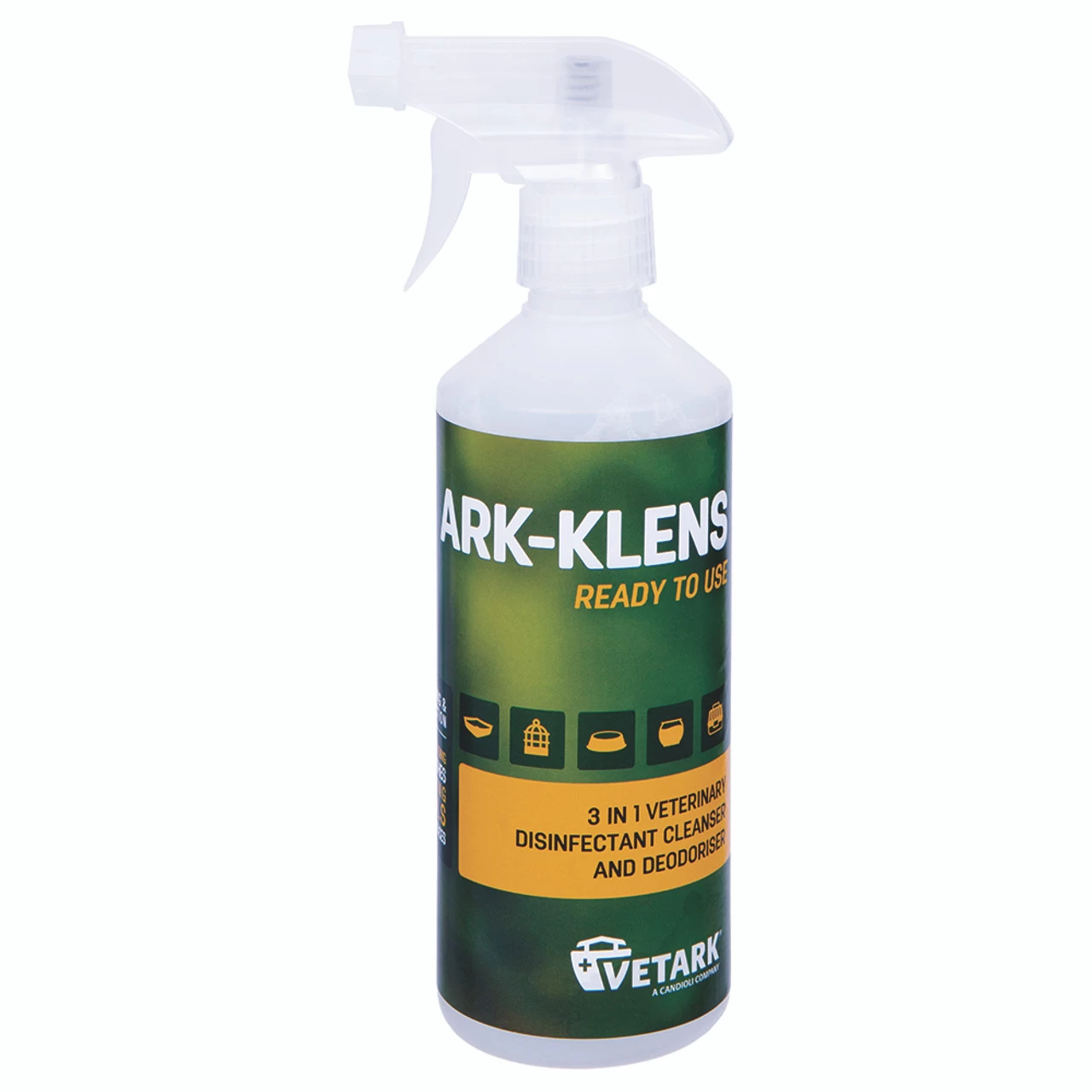 Vetark Ark-Klens Ready To Use Avian Disinfectant Cleanser And Deodoriser 500ml