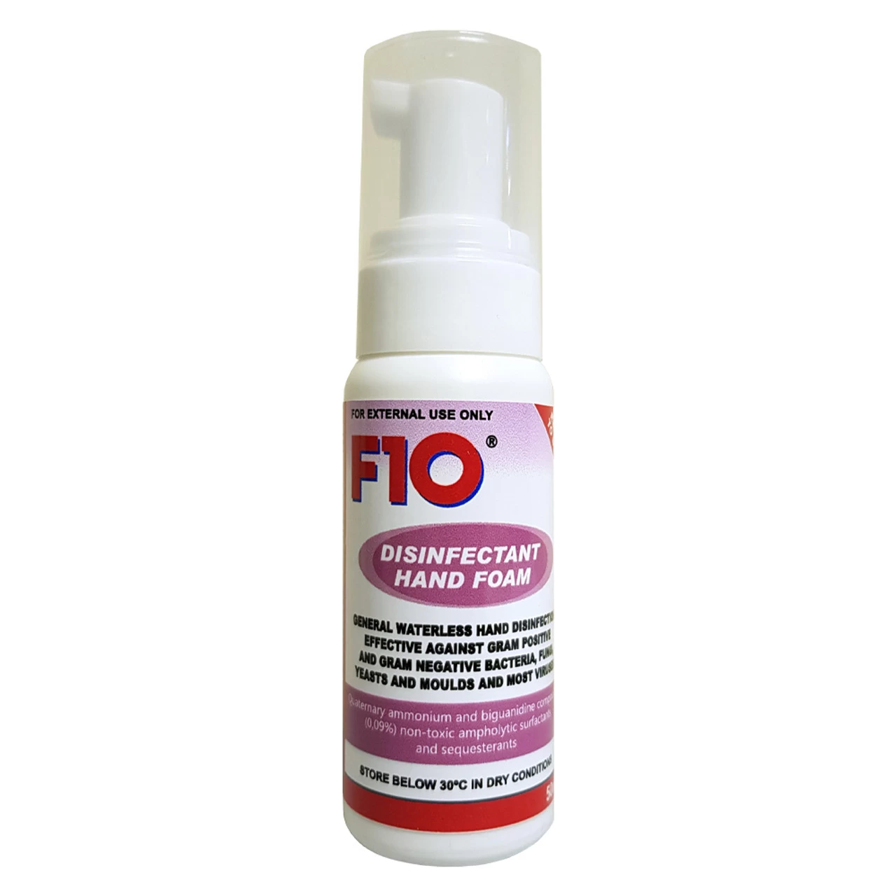 F10 Hand Foam Waterless Hand Sanitiser 50ml