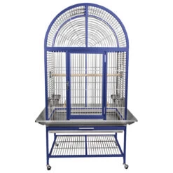 *** Collection Only *** Kings Aluminium ACA3325 Blue Arch Top Parrot Cage