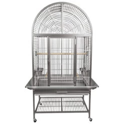 * Collection Only *Kings Aluminium ACA3325 Silver Arch Top Cage