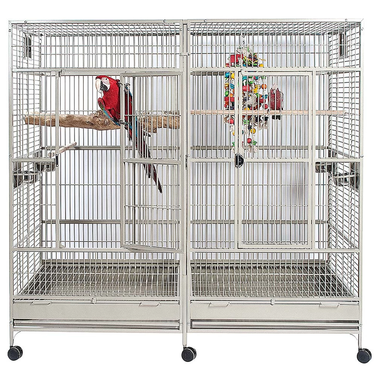 Nova 2 Large Parrot Cage With Divider - Image 2