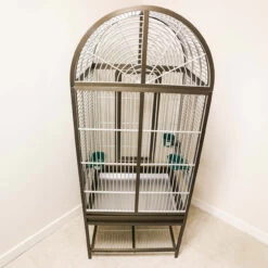 ***Collection Only*** King`s Aluminium ACA2522 Arch Top Parrot Cage Bronze