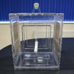 ***Collection Only***Perch And Go Acrylic Parrot Travel Cage