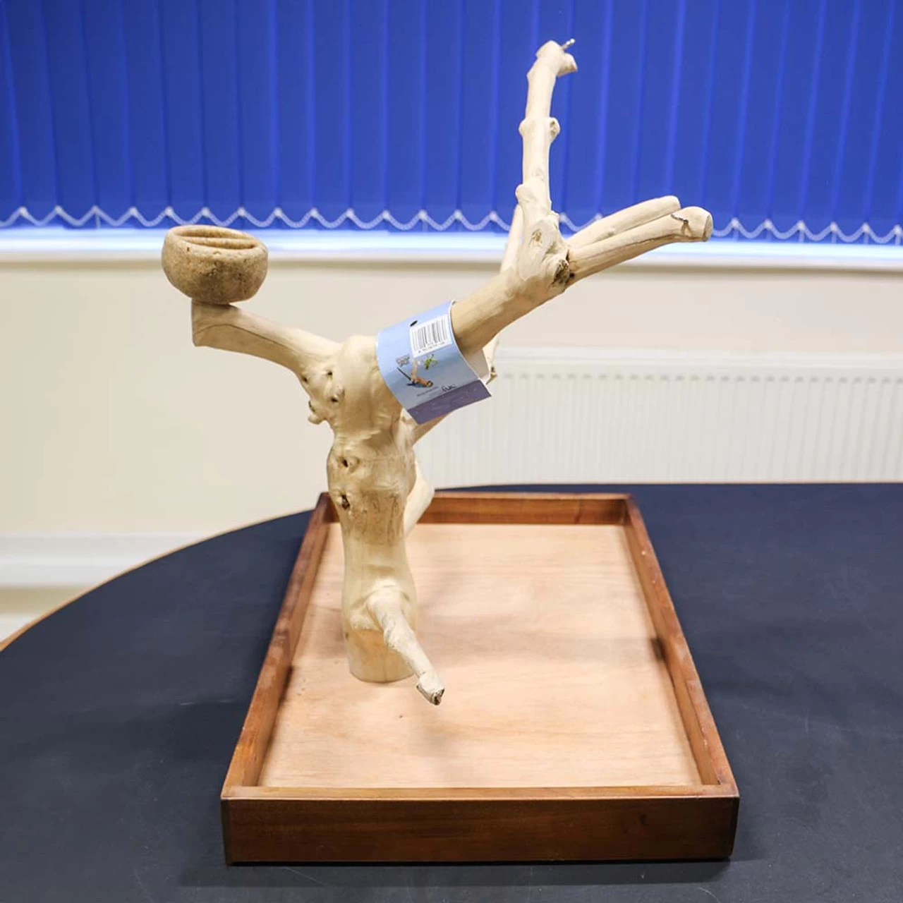 ***Collection Only***Java Tabletop Tree - Medium - Natural Hardwood Parrot Stand - Image 3